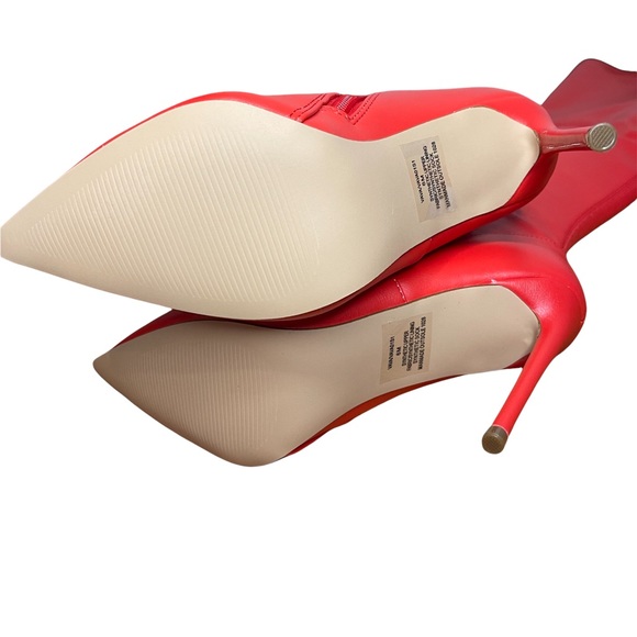 💗Steve Madden Vava Red Paris Boots - Picture 7 of 7
